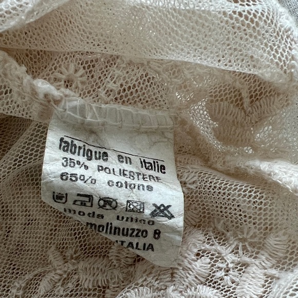 Elegant Cream Lace Blouse - Picture 4 of 4